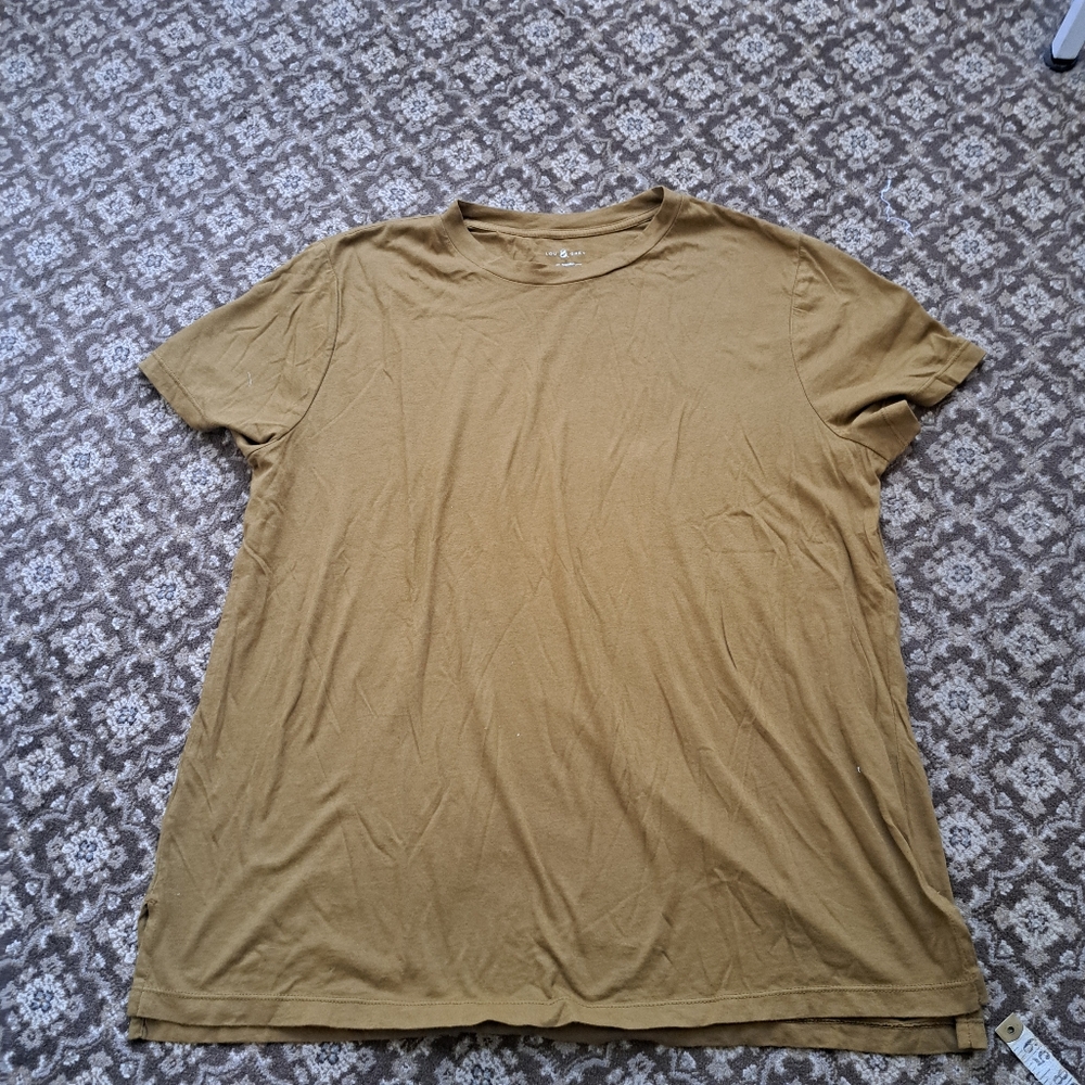 Lou & Grey Men's Olive Short Sleeve Tee